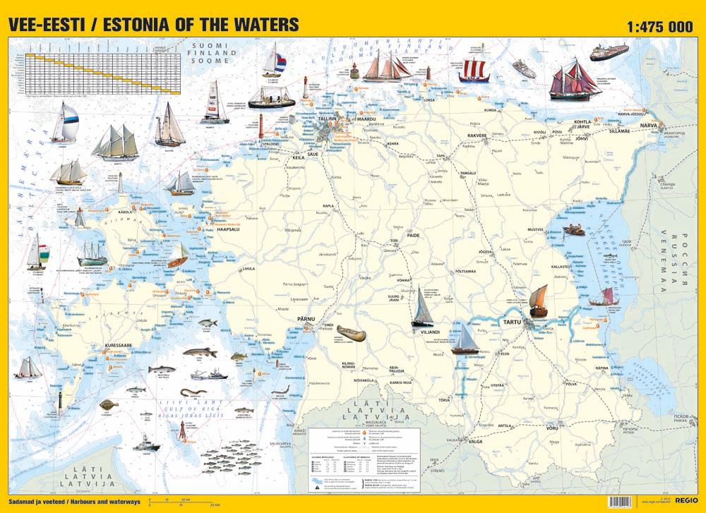 REGIO VEE-EESTI.  ESTONIA OF THE WATERS
