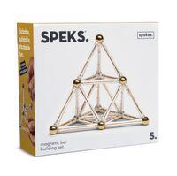 Speks - Magnetic Bar Building Set, Gold