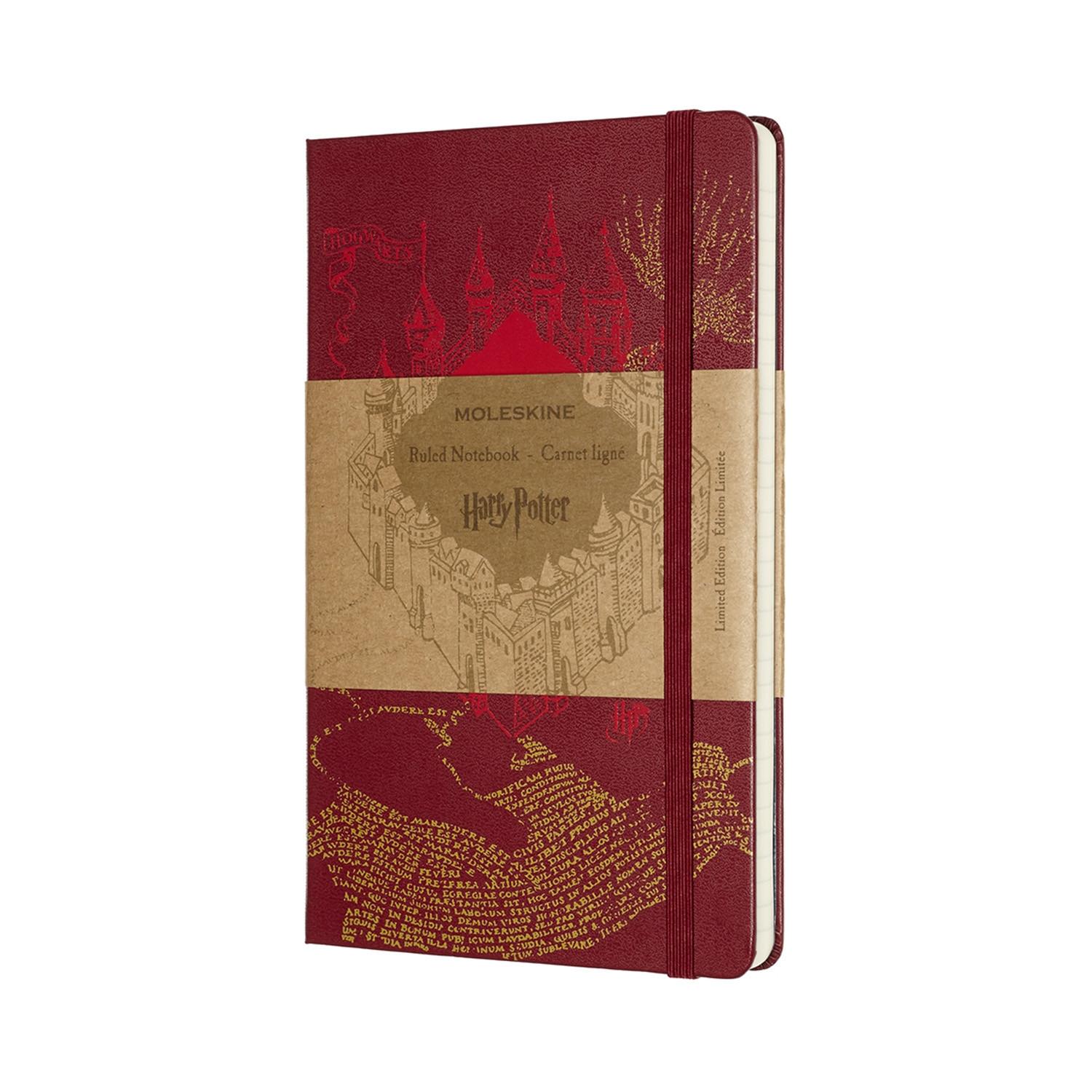 Moleskine Harry Potter Limited Edition Large Ruled MAP RED