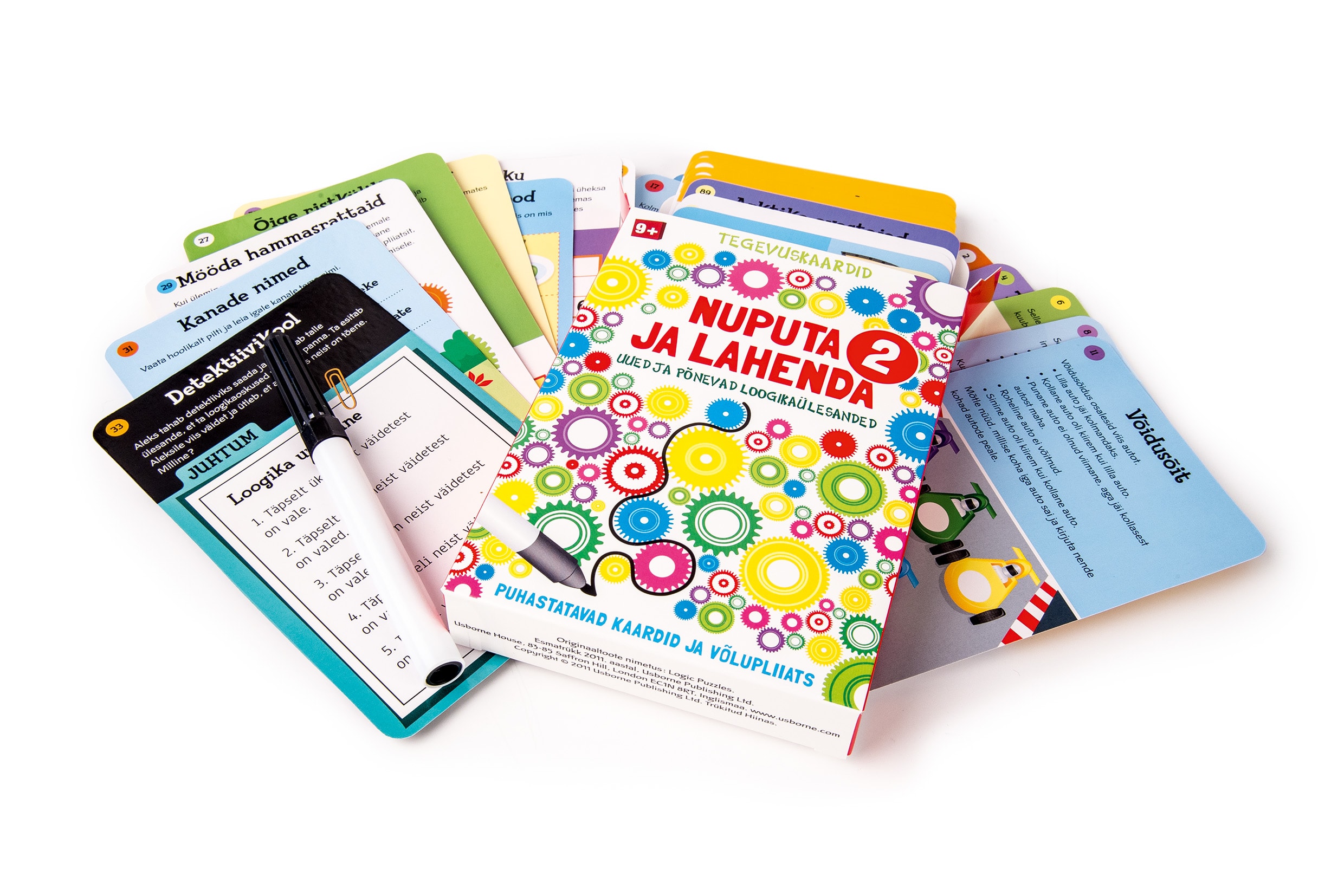 TEGEVUSKAARDID NUPUTA JA LAHENDA 2. UUED JA PÕNEVAD LOOGIKAÜLESANDED