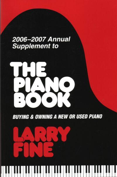 Piano Book: 2006-2007 Annual Supplement