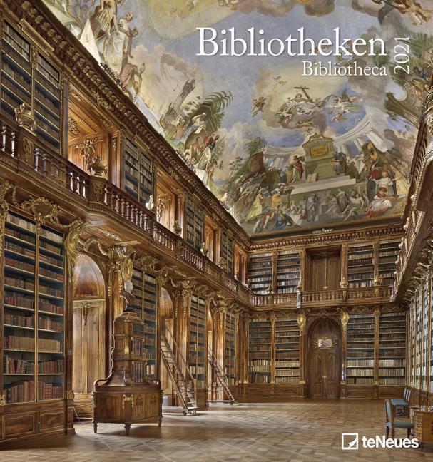 2021 Seinakalender Bibliotheca, 45X48Cm
