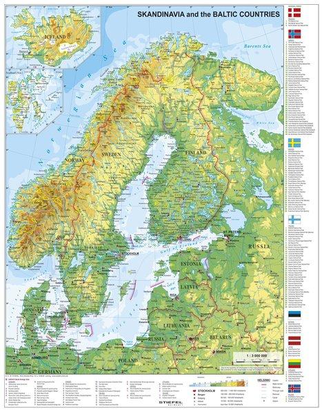 Skandinaavia Ja Baltikumi Füüsiline 1: 3 Mln