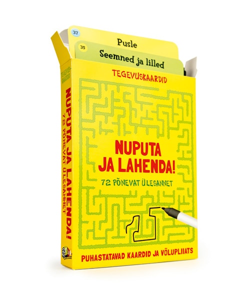 TEGEVUSKAARDID NUPUTA JA LAHENDA 1. 72 PÕNEVAT ÜLESANNET