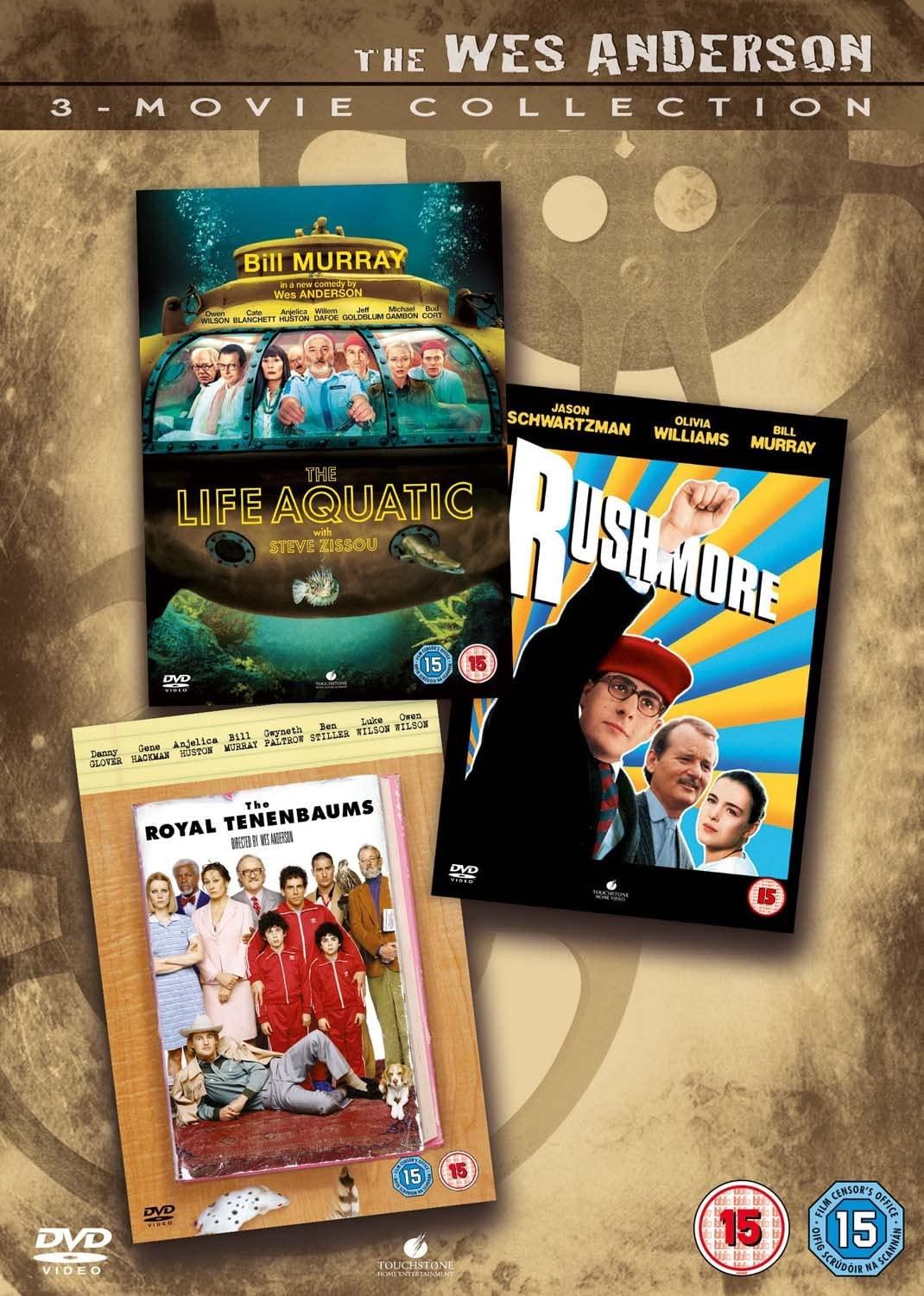 Wes Anderson 3-Movie Collection 3Dvd