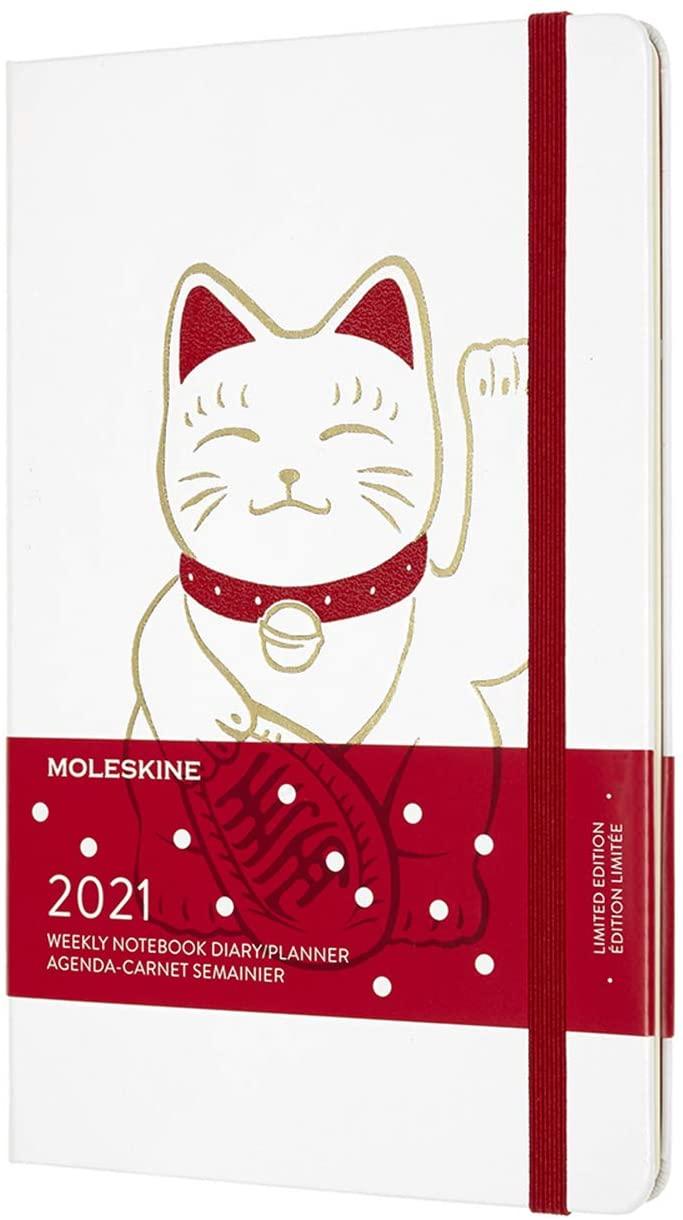 2021 Moleskine 12M Maneki Neko Weekly Notebook LarGE