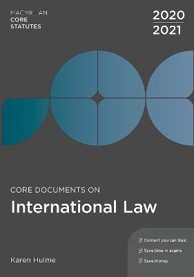 Core Documents on International Law 2020-21