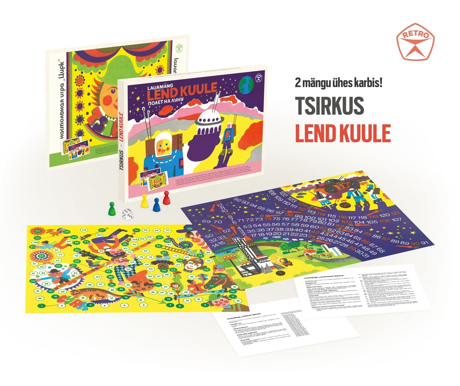 LAUAMÄNGUD TSIRKUS JA LEND KUULE