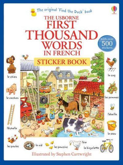 First Thousand Words In French Sticker Book