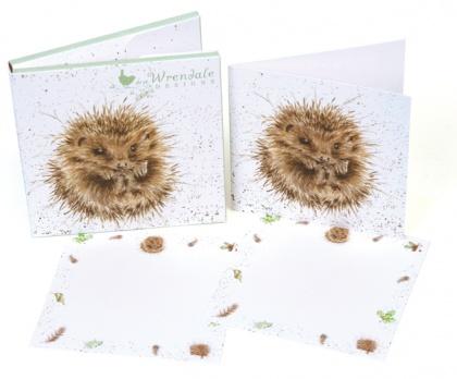 Wrendale õnnitluskaartide komplekt Hedgehog