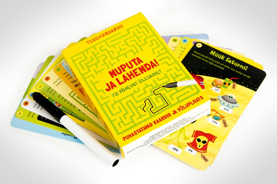 TEGEVUSKAARDID NUPUTA JA LAHENDA 1. 72 PÕNEVAT ÜLESANNET
