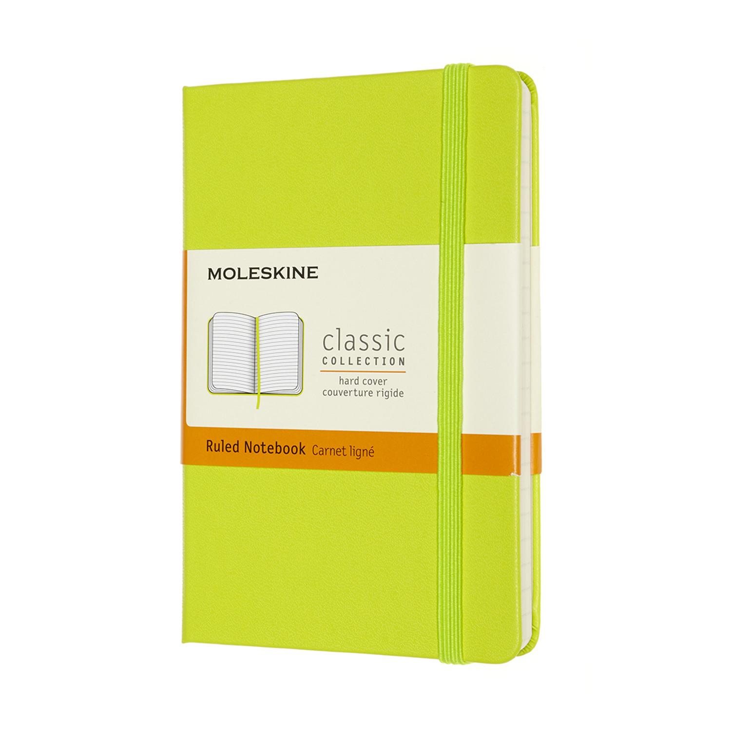 Moleskine Notebook Pocket Ruled, Lemon Green
