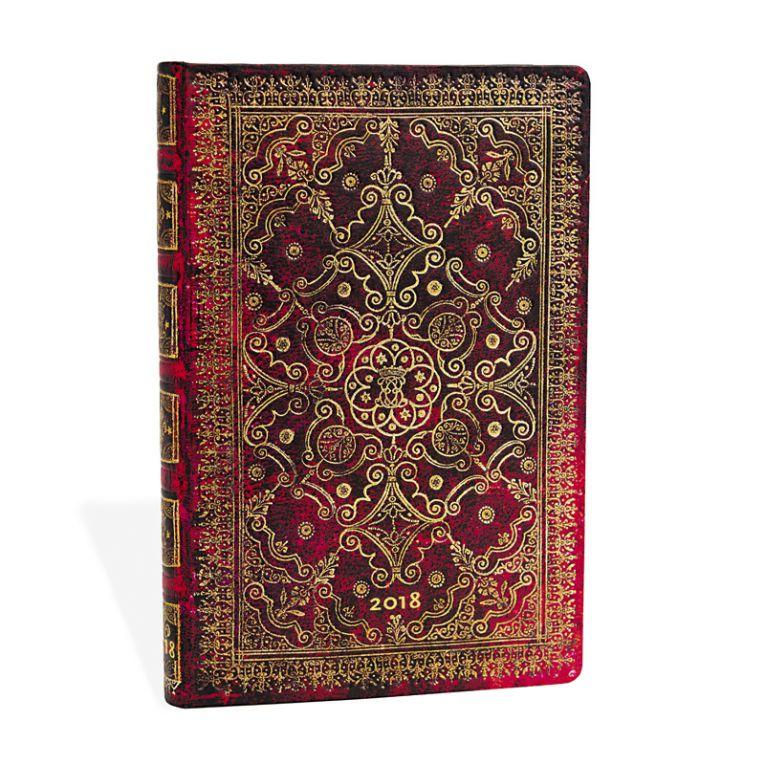 2018 Paperblanks Day-At-A-Time Mini Carmine