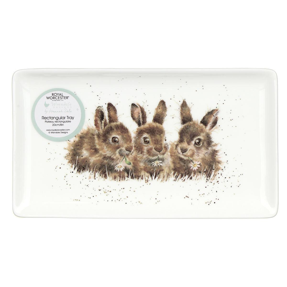 Wrendale serveerimisalus Rabbits, 20 X 10cm