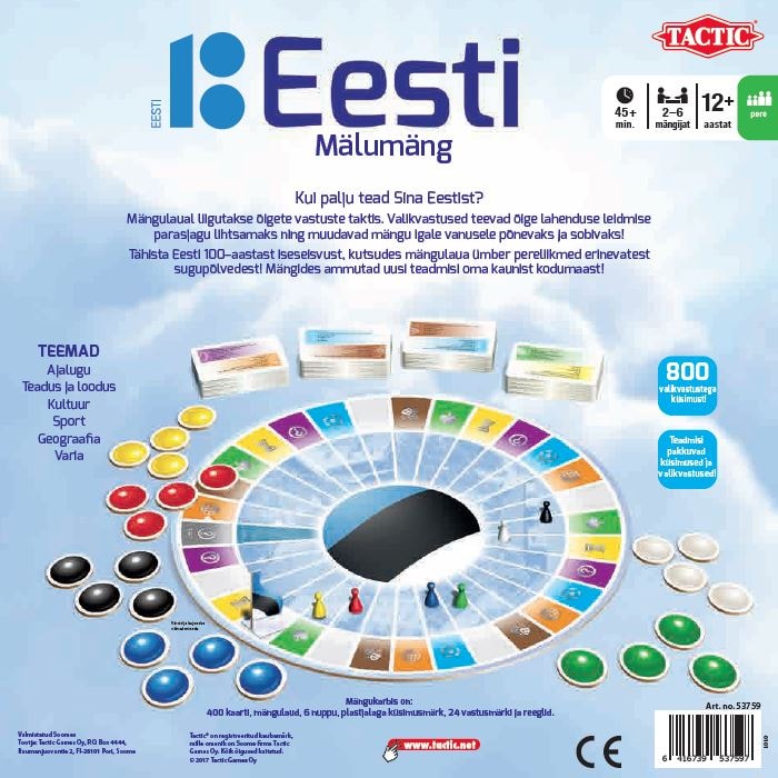 LAUAMÄNG EESTI MÄLUMÄNG