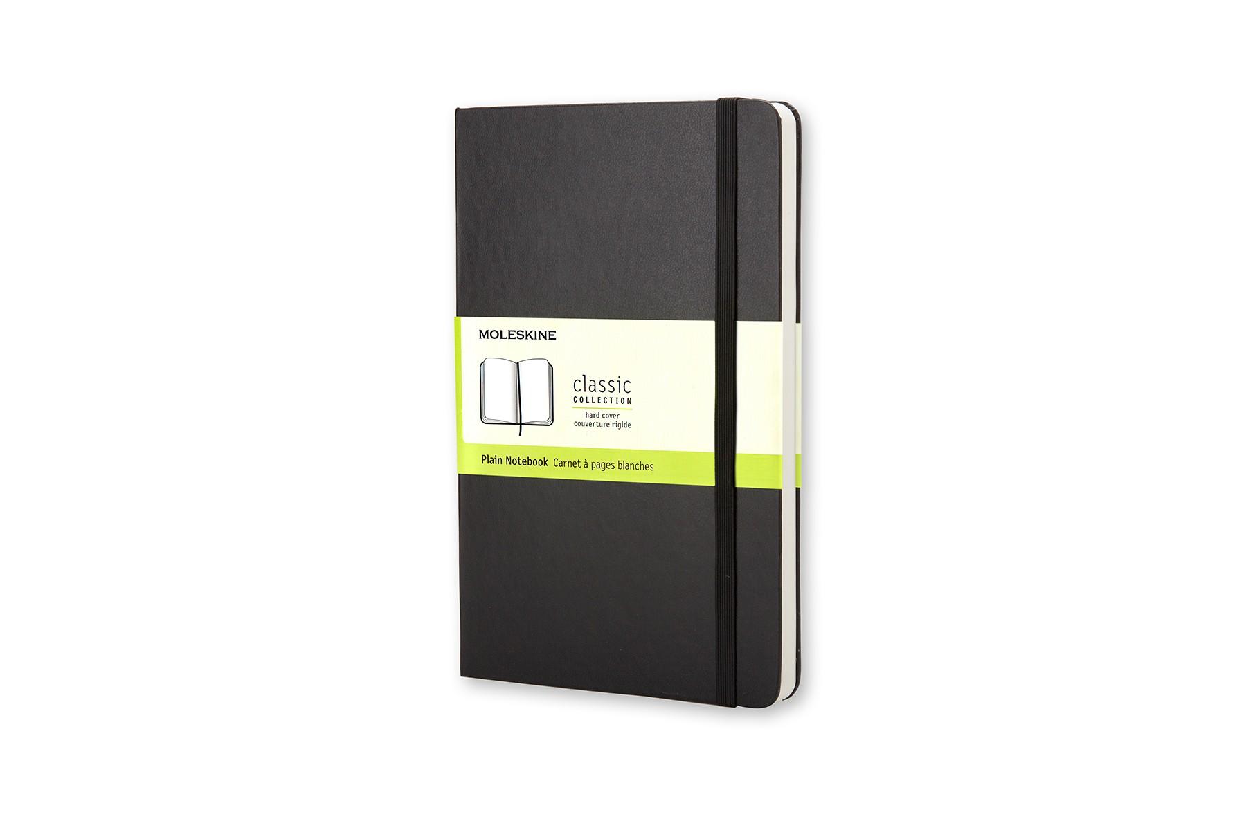 Moleskine Notebook Large Plain, Black