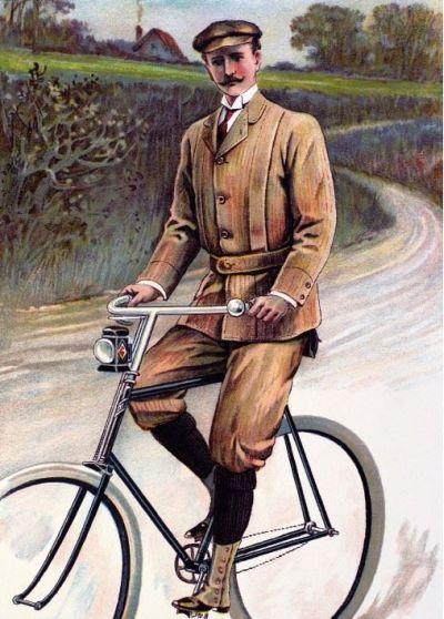 Õnnitluskaart Cycling Gentleman