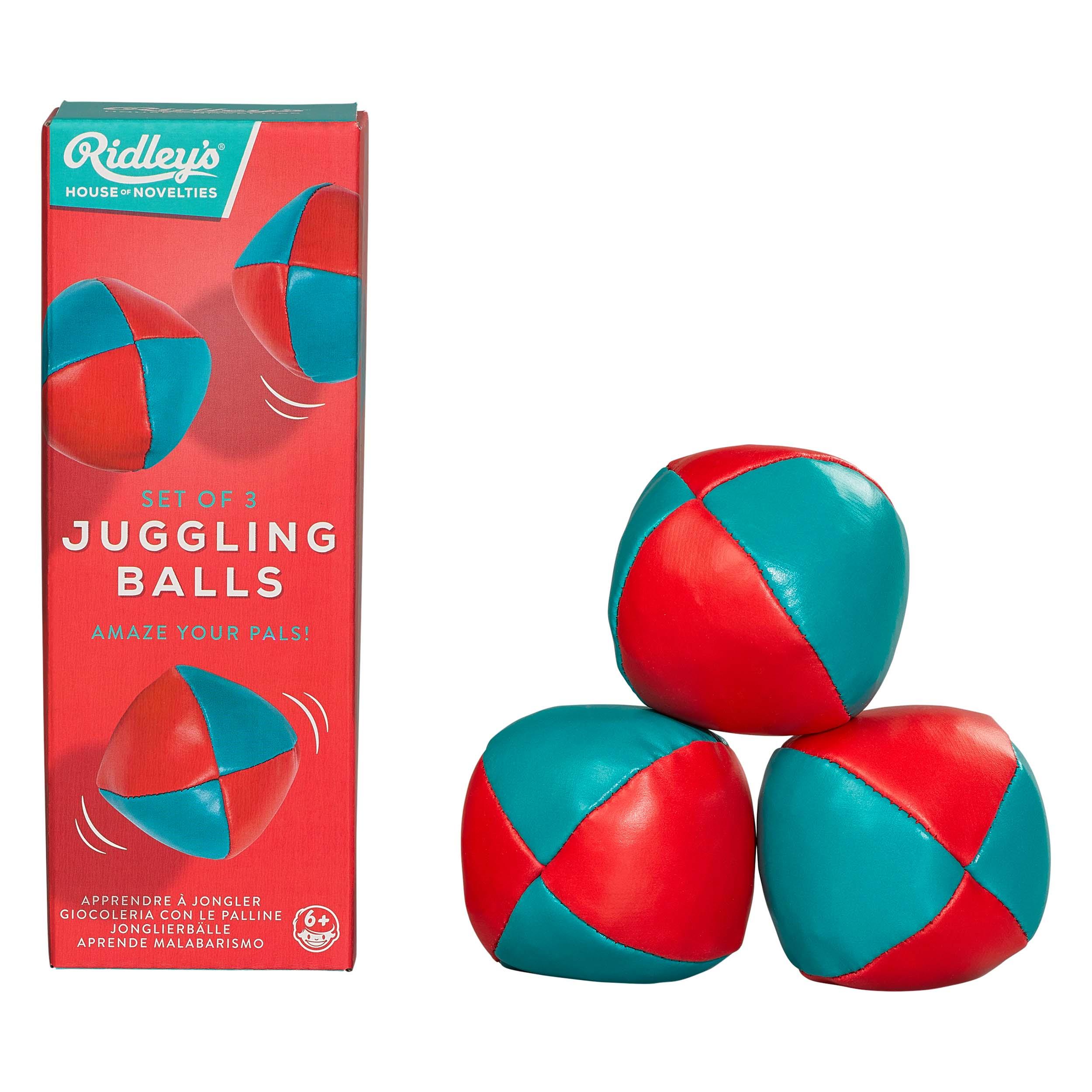 RIDLEY'S ŽONGLEERIMISPALLID JUGGLING BALLS RED/BLUE, 3TK