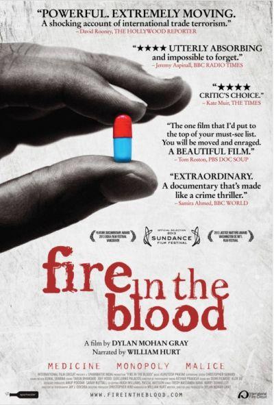 FIRE IN THE BLOOD (2012) DVD