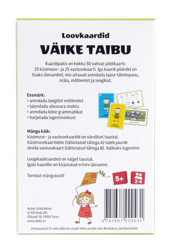 LOOVKAARDID VÄIKE TAIBU