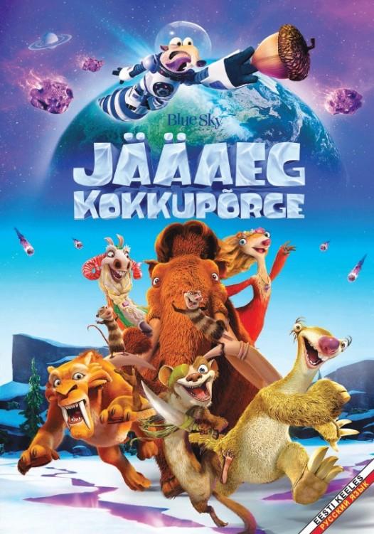 JÄÄAEG 5: KOKKUPÕRGE DVD / ICE AGE 5: COLLISION COURSE (2016) DVD