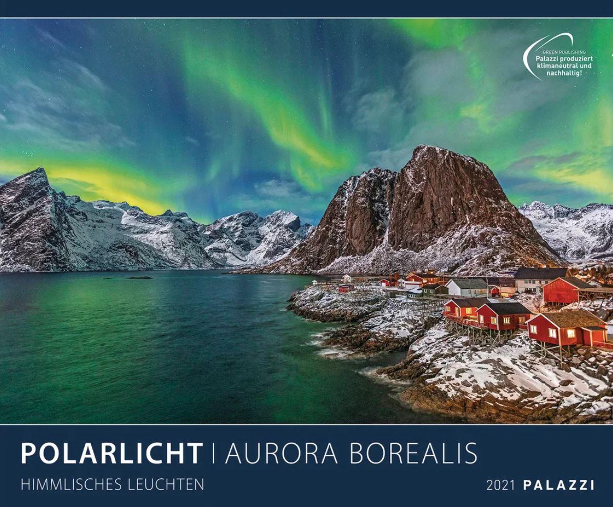 2021 Seinakalender Aurora Borealis, Poster, 60X50cM