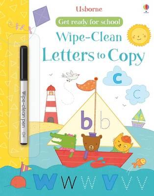 Get Ready for School Wipe-Clean Letters to Copy