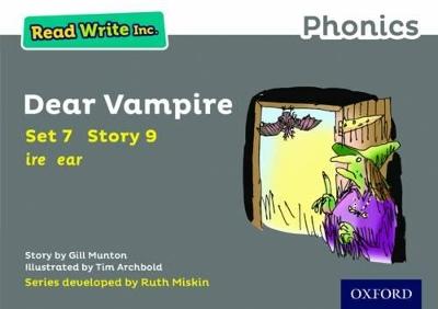 Read Write Inc. Phonics: Dear Vampire (Grey Set 7 Storybook 9)
