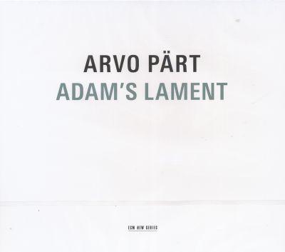 ARVO PÄRT - ADAM'S LAMENT (TÕNU KALJUSTE) (2012) CD