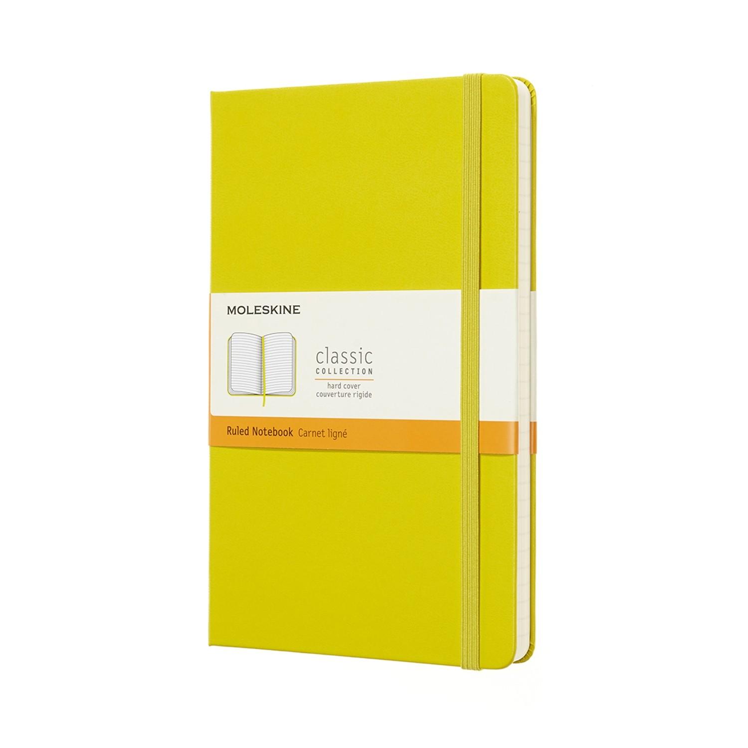 Moleskine Notebook Large Ruled Dandelion Yellow HaRD COVER