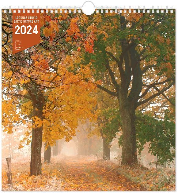 Kalender looduse värvid 2024, art