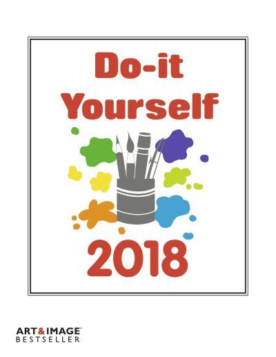 WALL CALENDAR 2018: DO-IT-YOURSELF WHITE LARGE