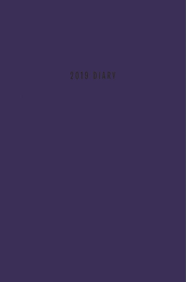 2019 Kalendermärkmik Pocket Purple Soft Touch, A7