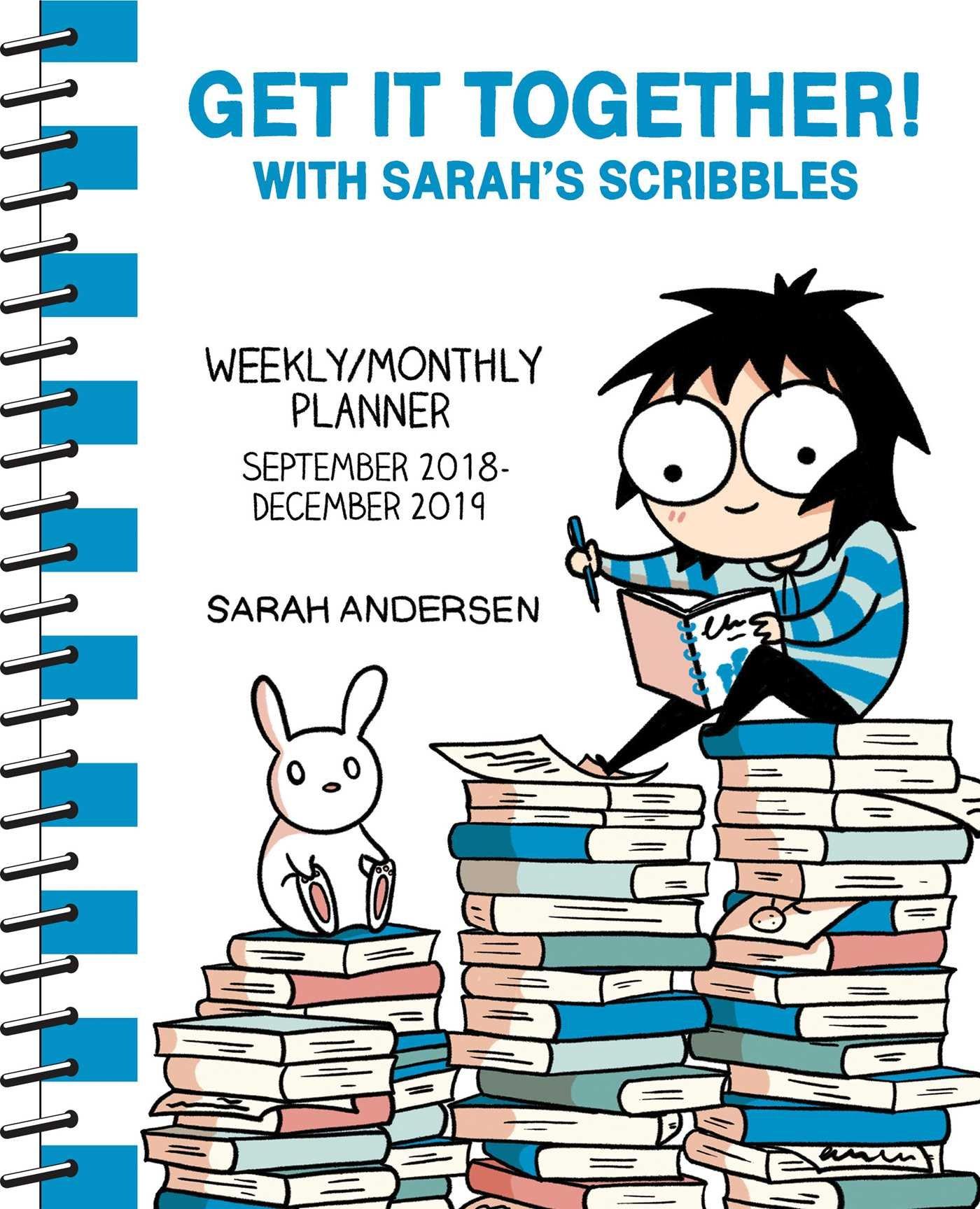 2018-2019 Sarah's Scribbles Diary, 16-Months