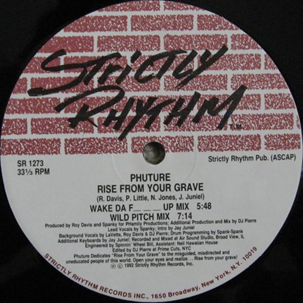 PHUTURE - RISE FROM YOUR GRAVE (1992) 12"
