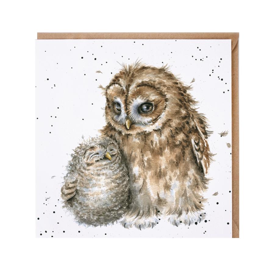 Wrendale õnnitluskaart Owl-Ways By Your Side