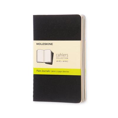 Moleskine Cahier Journals Pocket Plain, Black, 3tkK