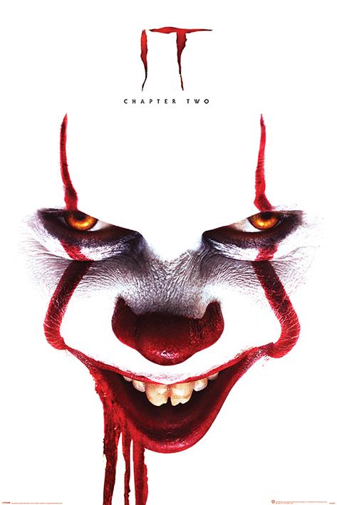 POSTER IT CHAPTER TWO (PENNYWISE FACE), MAXI