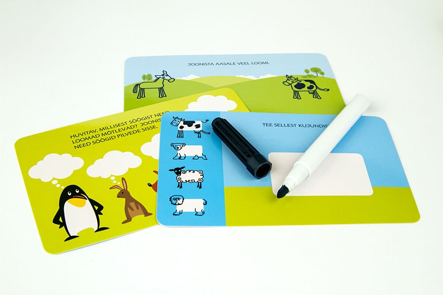 TEGEVUSKAARDID 50 LOOVAT JOONISTUSKAARTI. LOOMAD,LINNUD, PUTUKAD