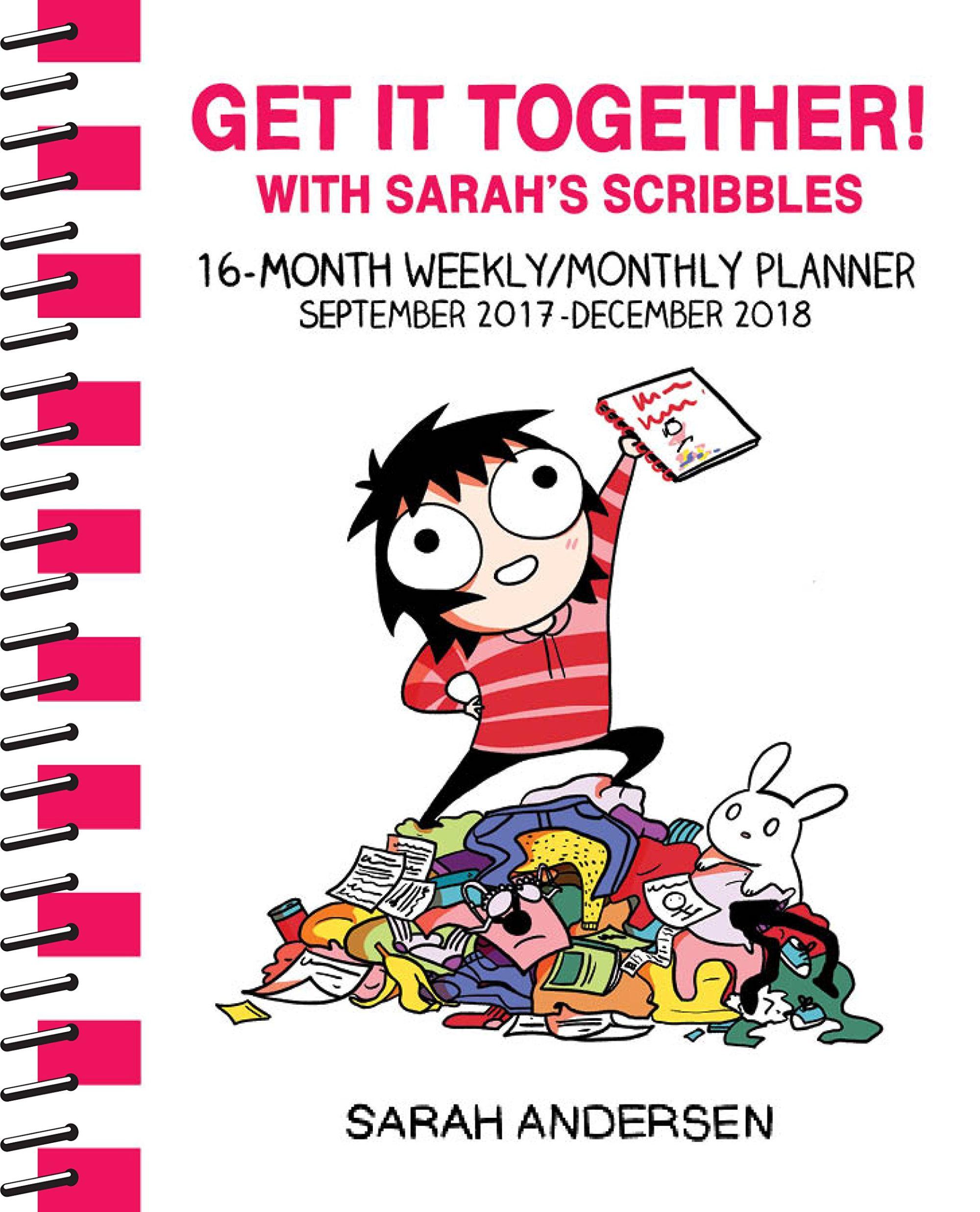 2018 Sarah's Scribbles 16-Month Weekly/Monthly Planner