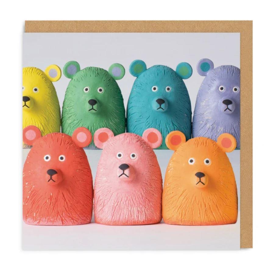 Õnnitluskaart Rainbow Bears