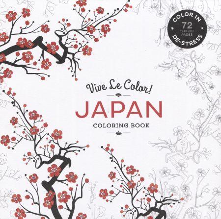Vive Le Color! Japan Colouring Book
