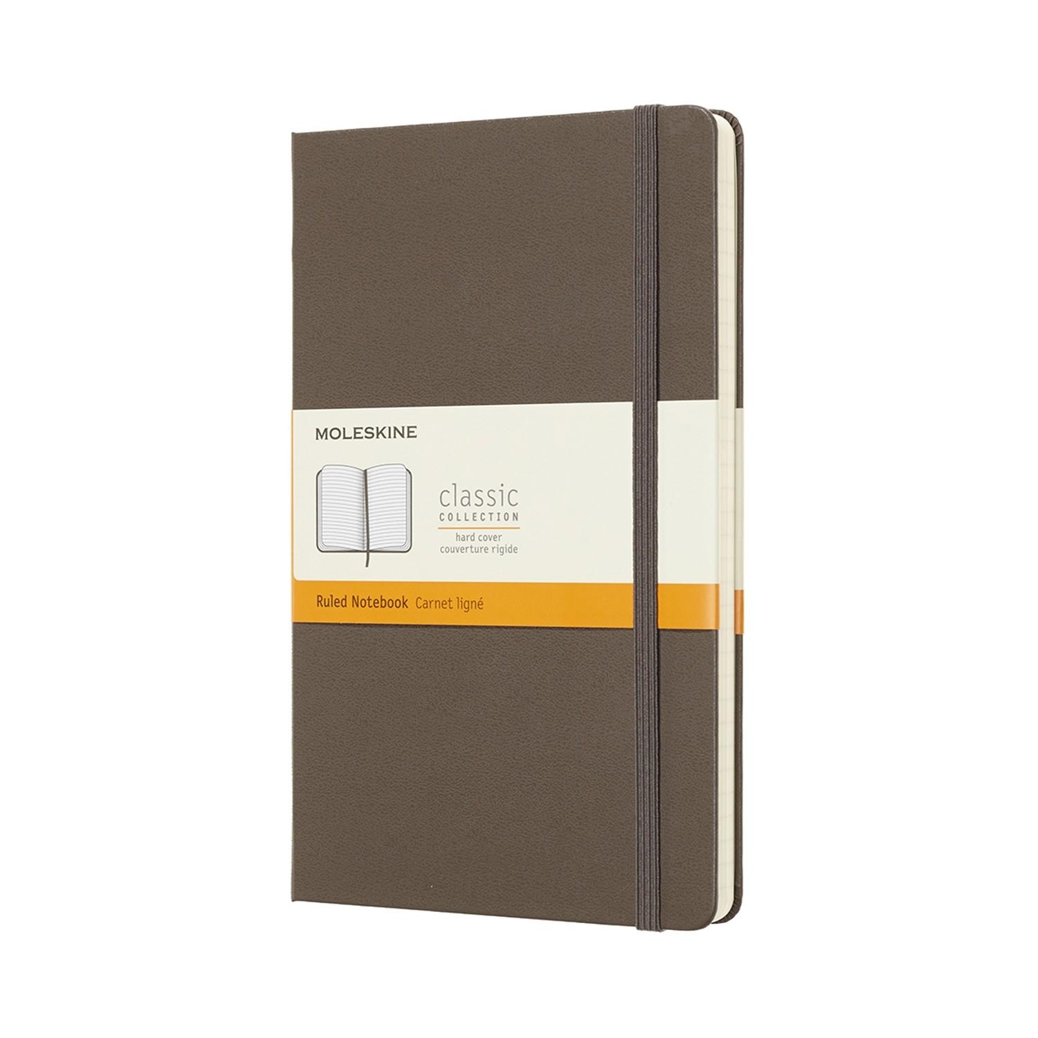 Moleskine Notebook Large Ruled Earth Brown Hard CoVER