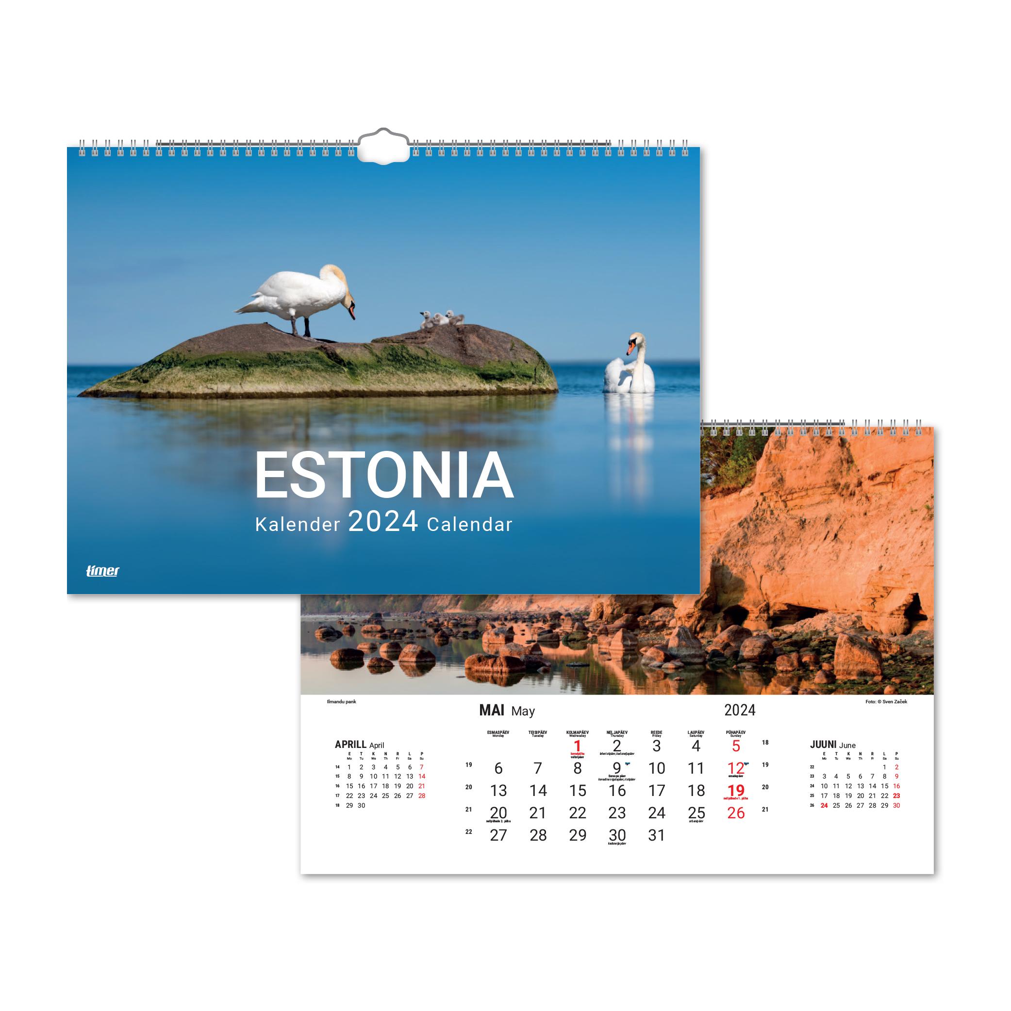 Kalender Estonia 2024