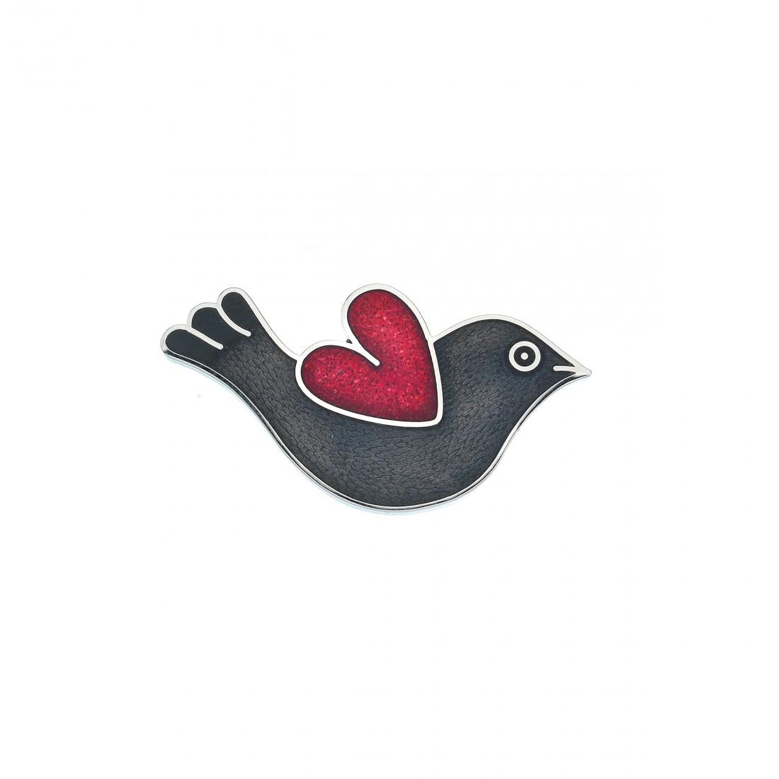 PROSS LOVE BIRD HEART, BLACK/RED