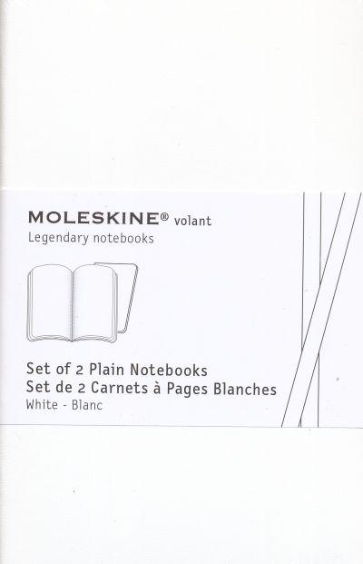 Moleskine Pocket Plain White Set of 2