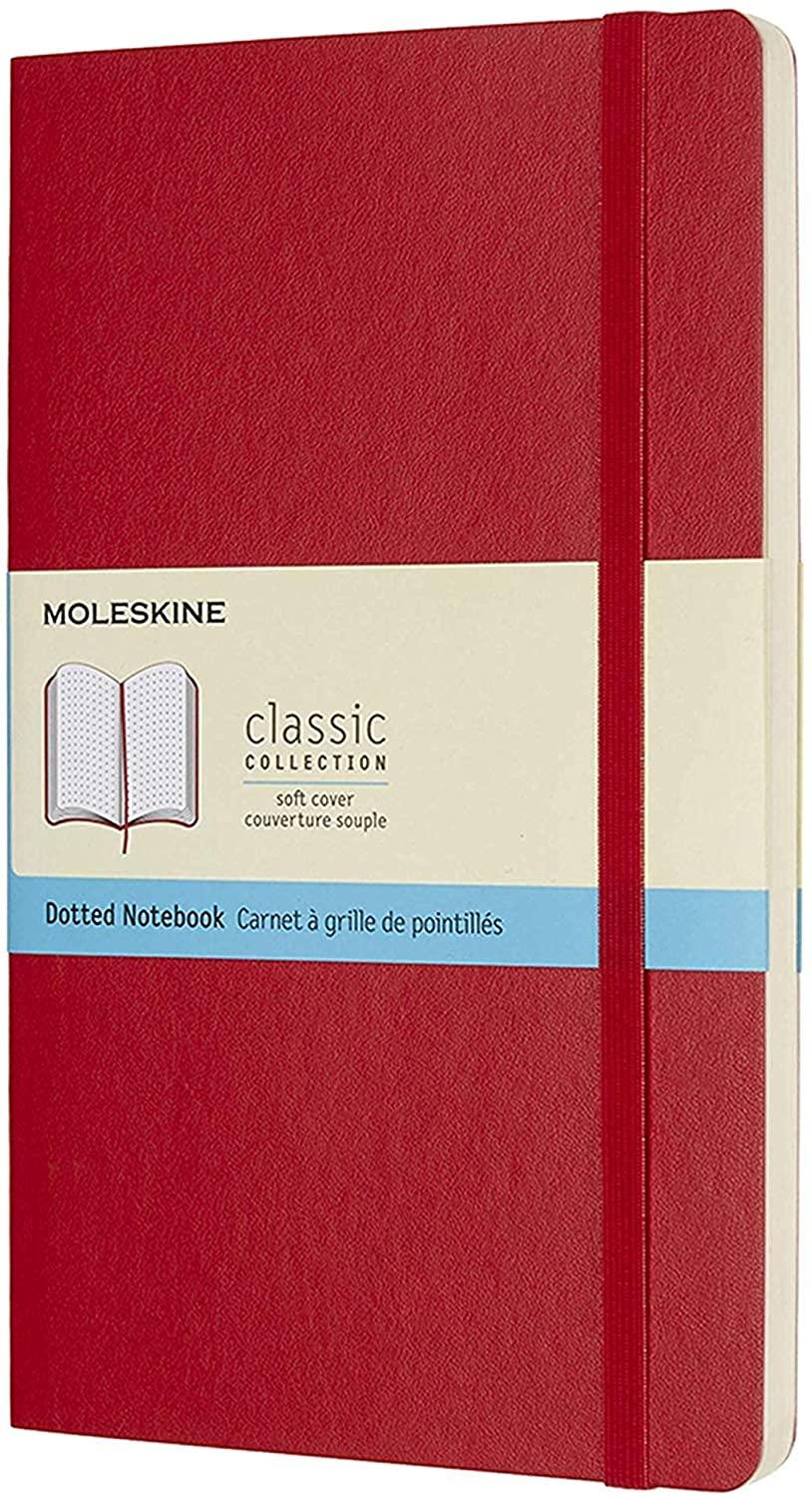 Moleskine Notebook Large Dotted, Scarlet Red