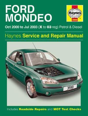 Ford Mondeo Petrol & Diesel (Oct 00 - Jul 03) Haynes Repair Manual