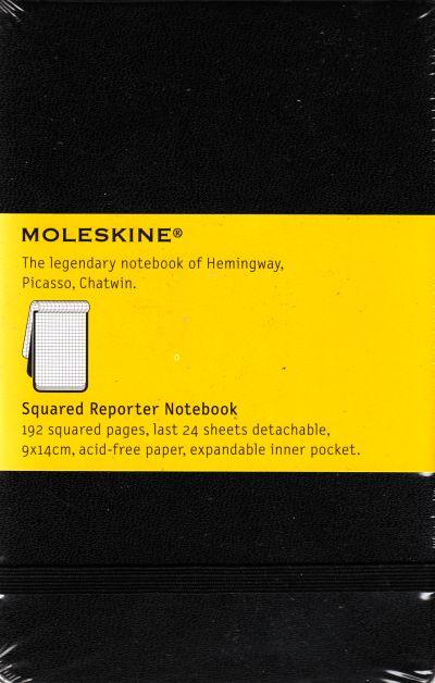 Moleskine Small Squared Reporter Notebook