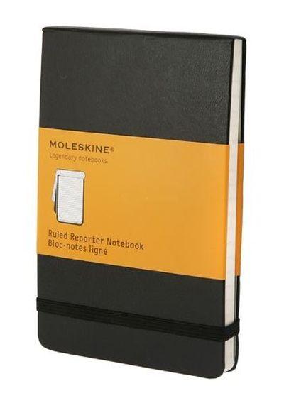 Moleskine Notebook Reporter Pocket Ruled, Black